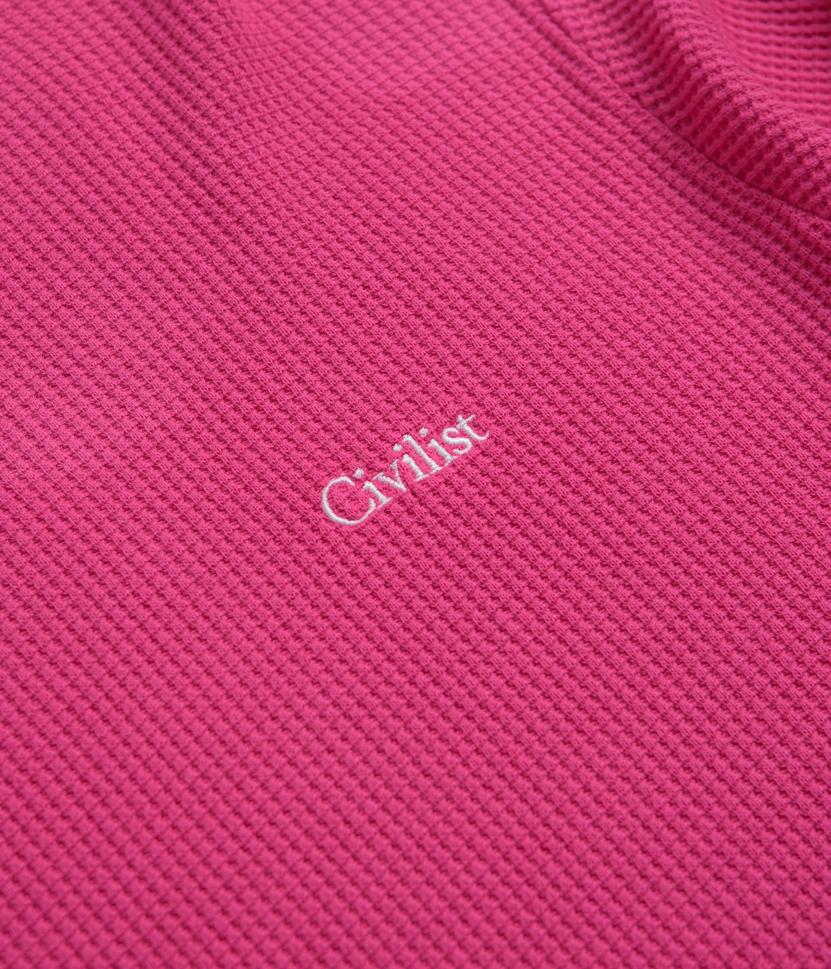 Civilist Thermal Long Sleeve T-Shirt - Fuchsia Modern innovation