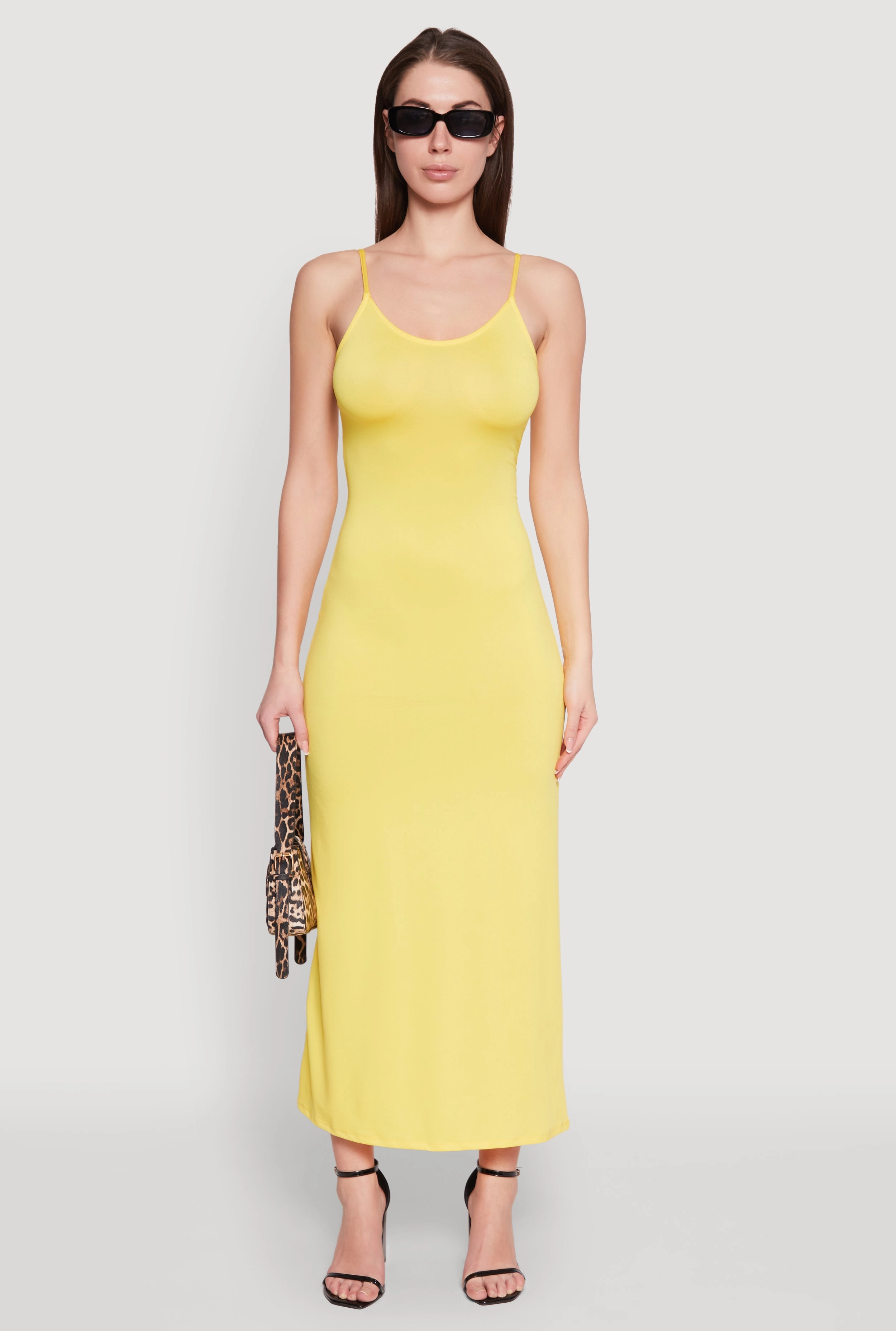 Scoop Neck Cami Maxi Dress Casual Smart