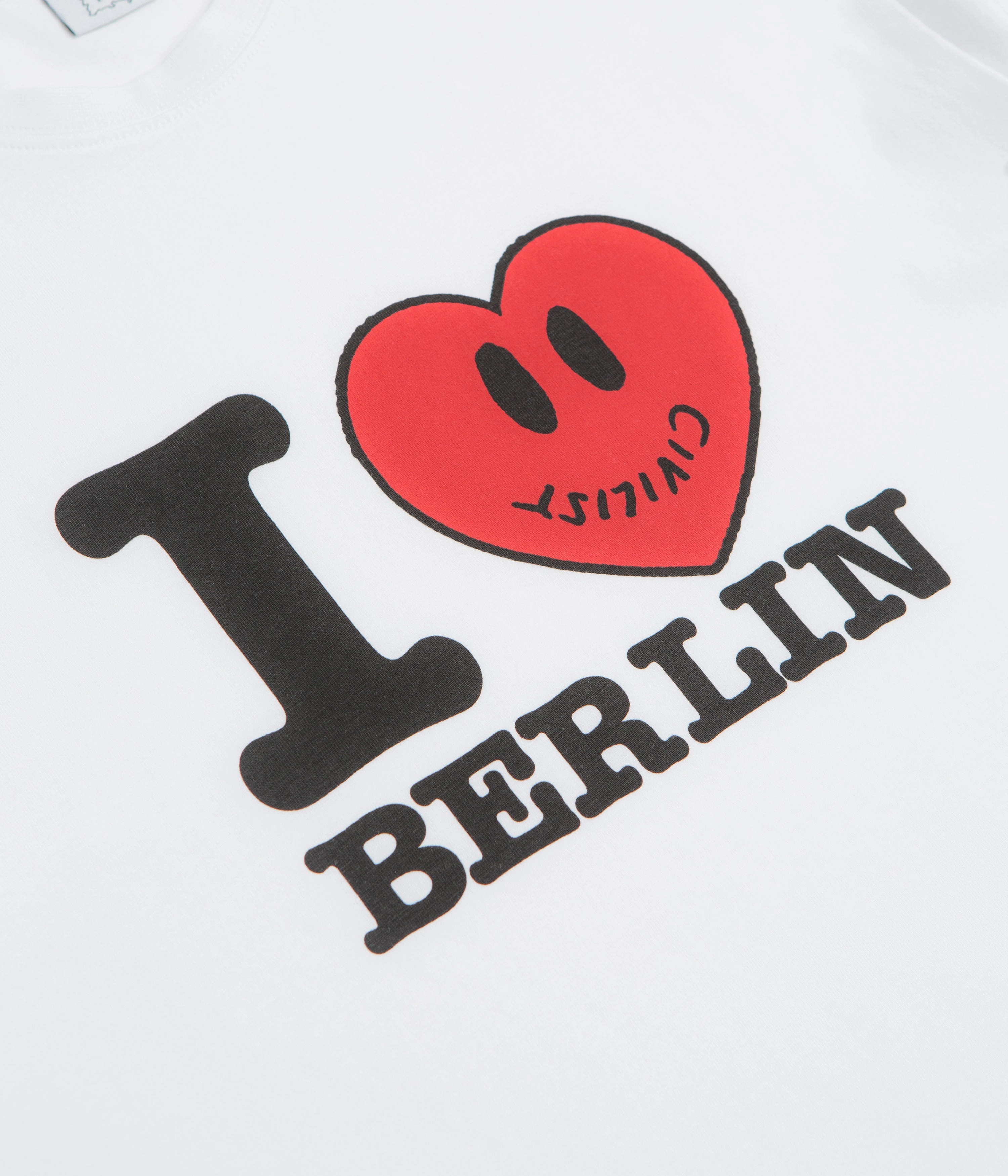 Civilist Ilove T-Shirt - White contrast