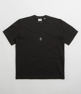 Comfy Layer Wear Poetic Collective Rubber Patch T-Shirt - Black