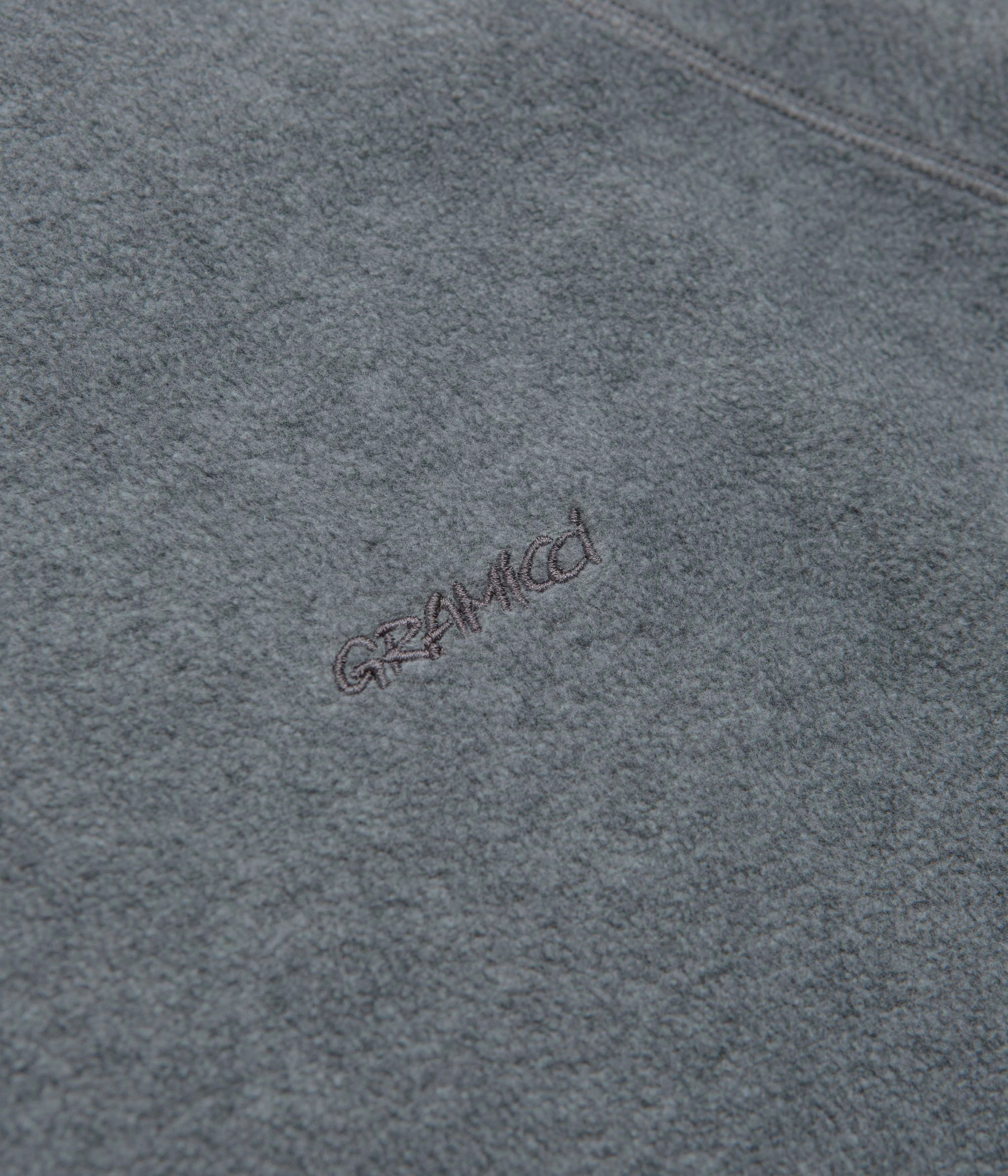 Gramicci Thermal Fleece Crewneck Sweatshirt - Heather Grey Low carbon footprint Quick Drying Technology