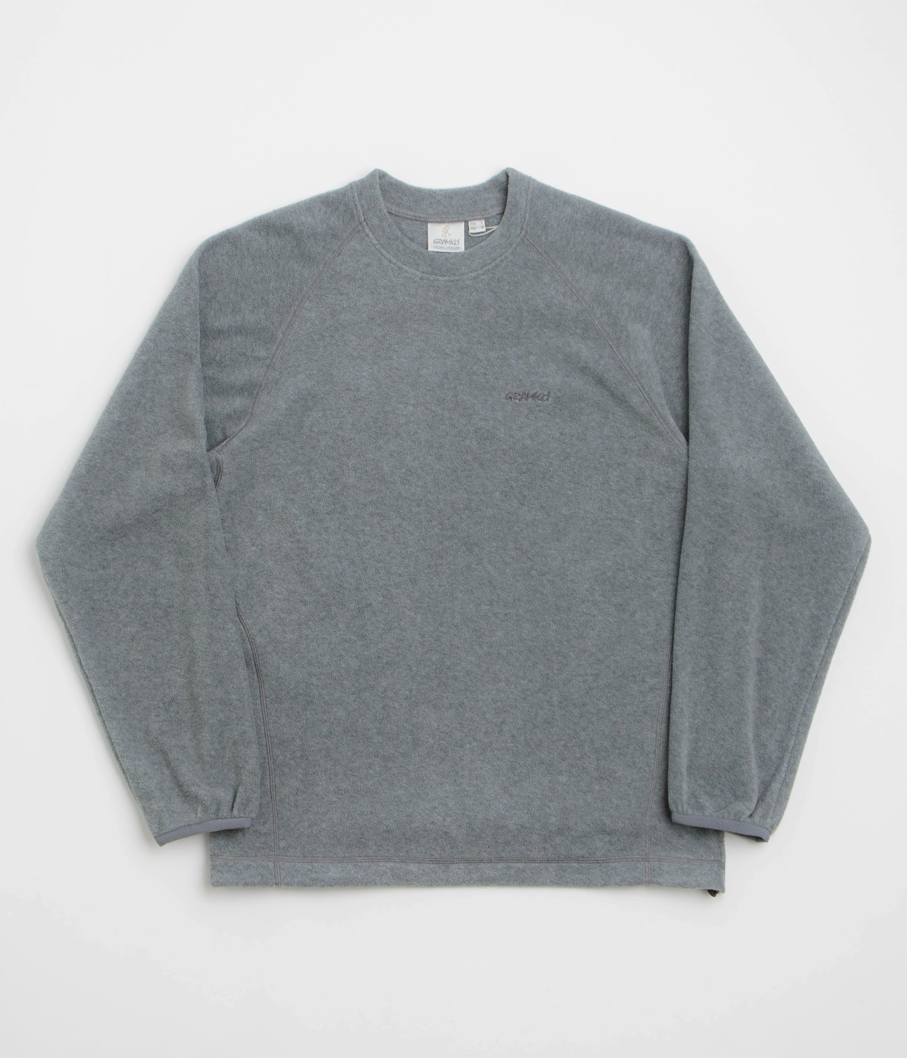 Outdoor Style Gramicci Thermal Fleece Crewneck Sweatshirt - Heather Grey