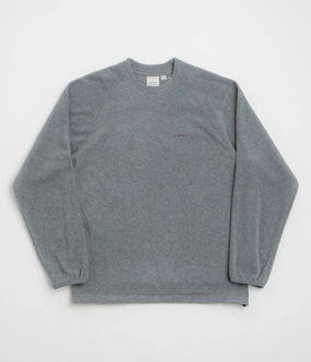Outdoor Style Gramicci Thermal Fleece Crewneck Sweatshirt - Heather Grey