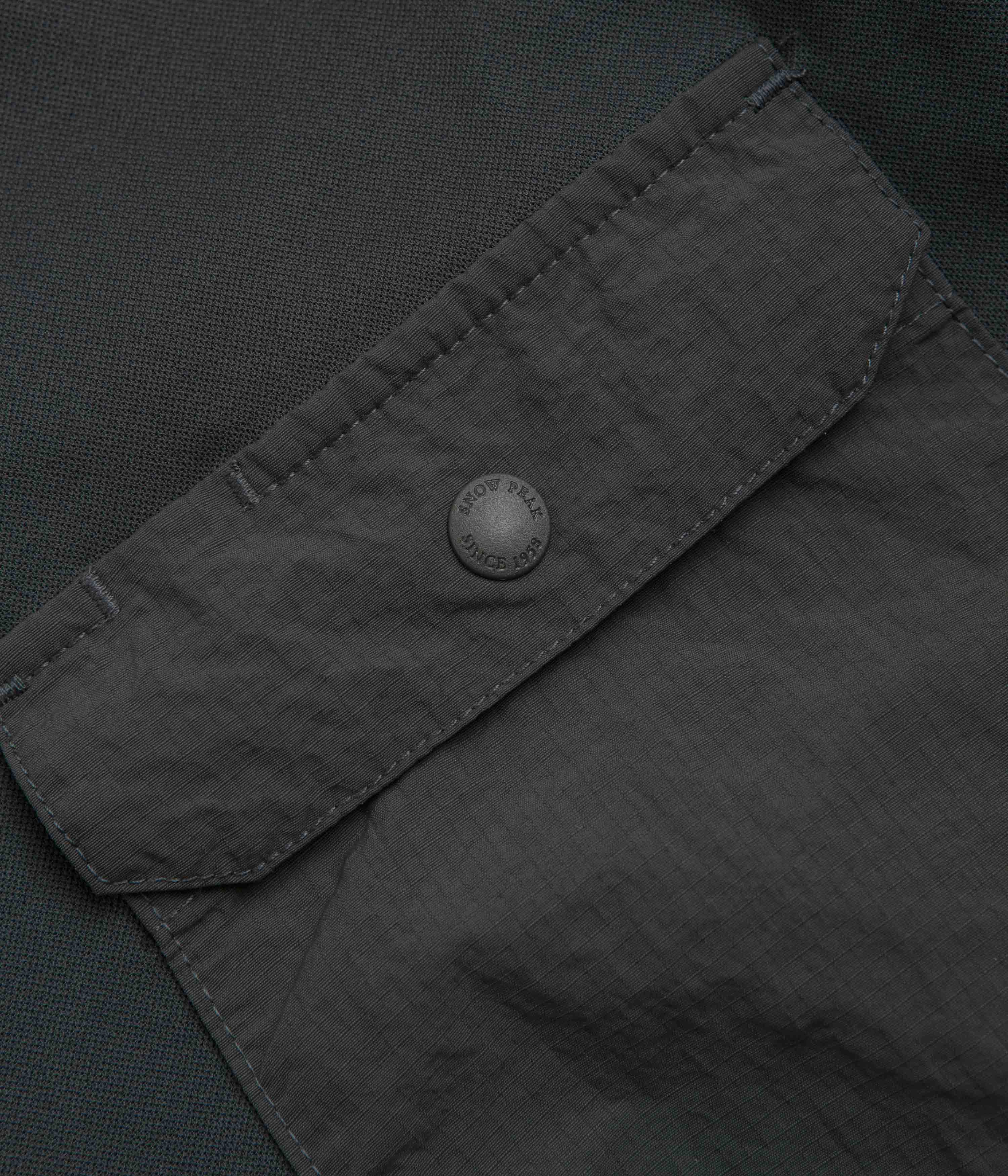 Seasonal Trend Snow Peak Insect Shield T-Shirt - Charcoal