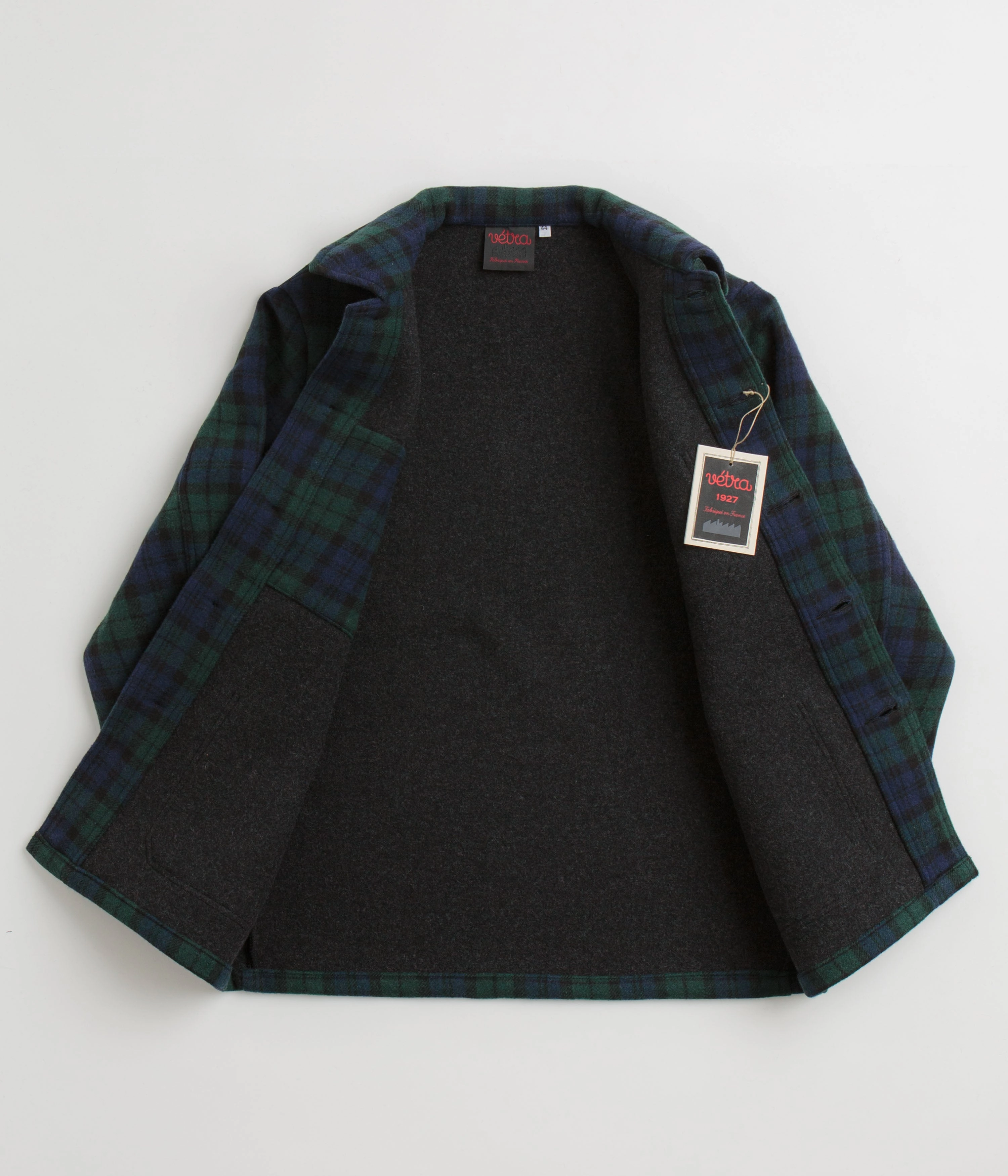 Vetra No.4 Melton Workwear Jacket - Blackwatch AllDay Comfort Design