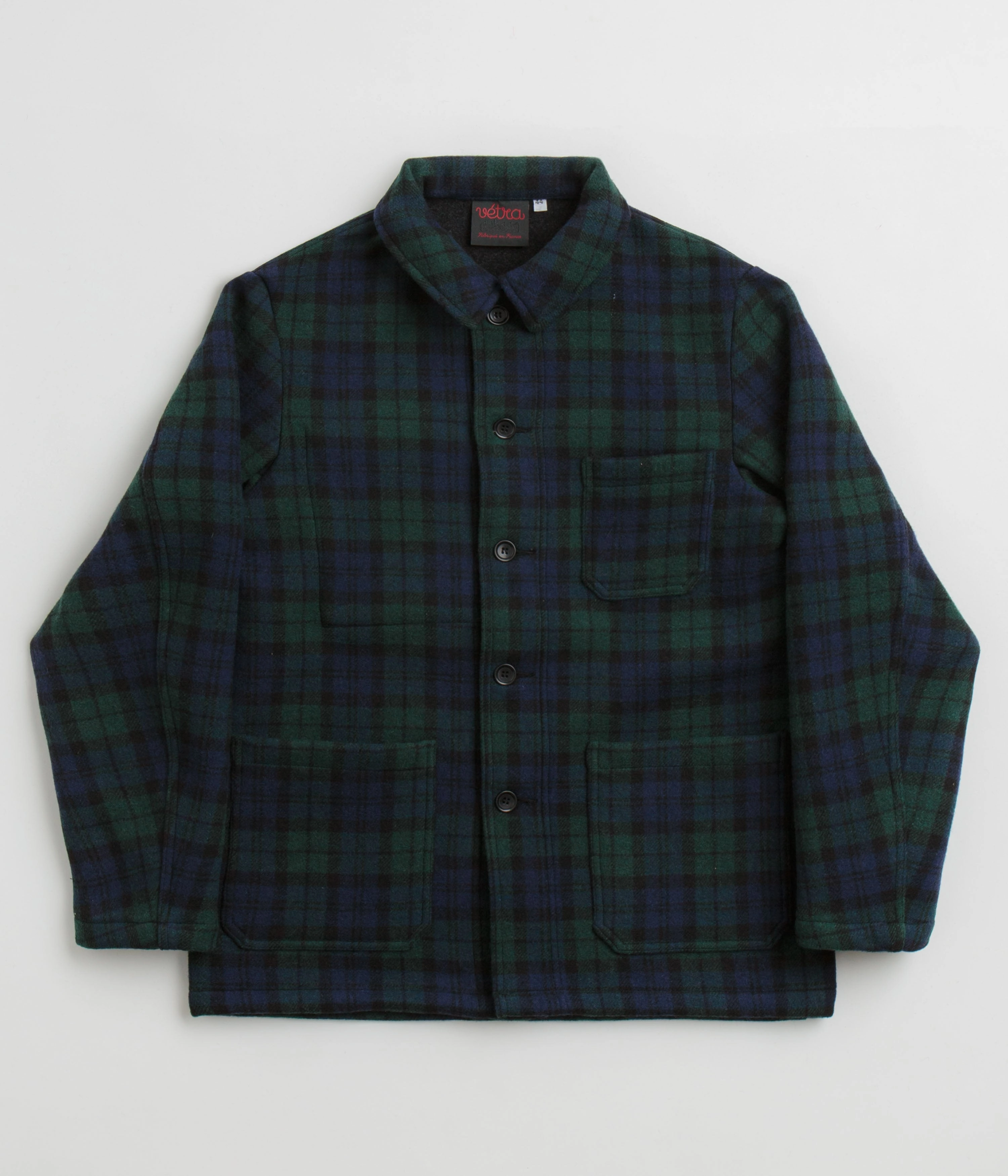 Vetra No.4 Melton Workwear Jacket - Blackwatch Comfortable Feel Non Irritating Tags