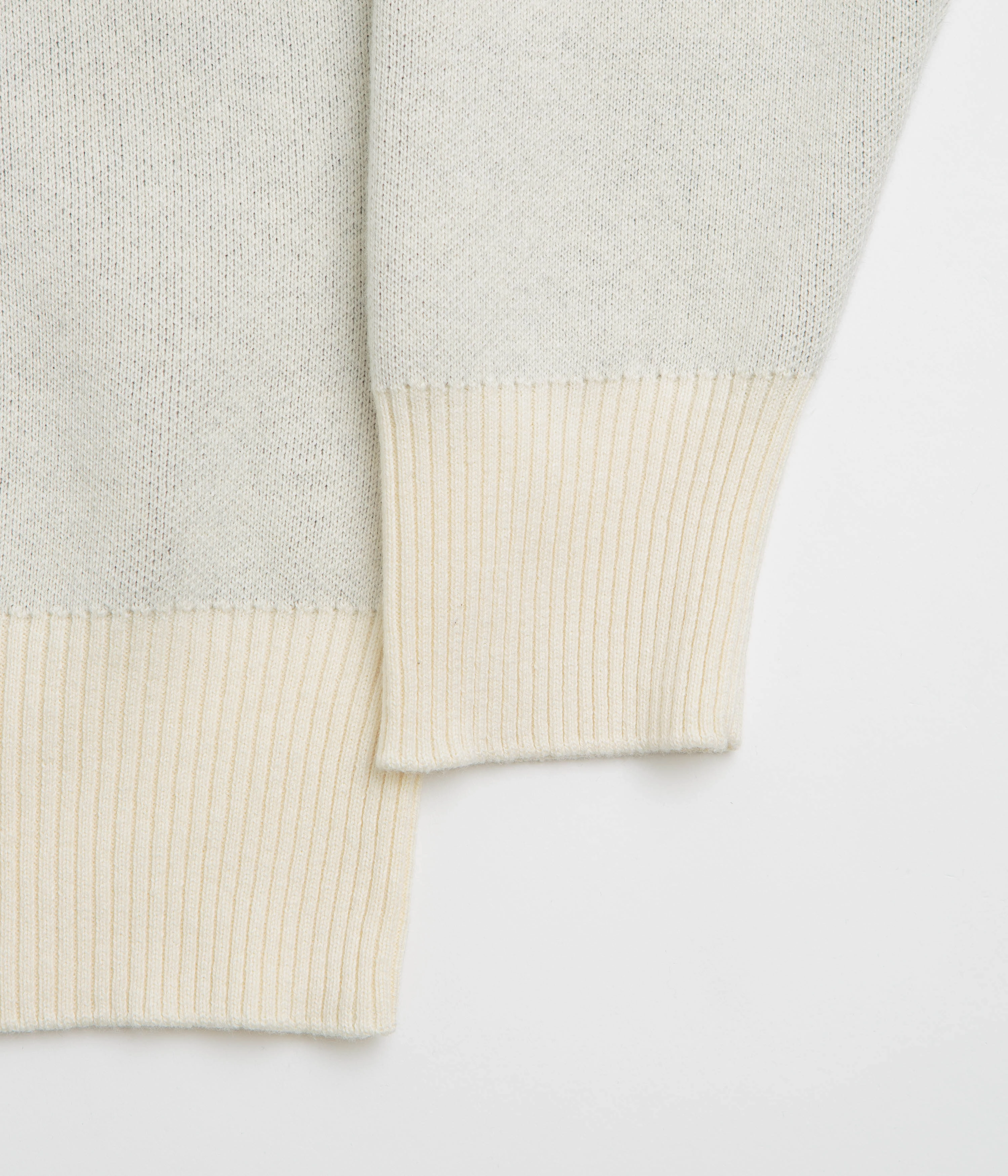 Pawa Speed Sports Doggo Knit Sweatshirt - Cream Cozy Warmth