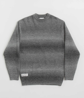 Stretchable Cuff Cozy Wearable Butter Goods Beams Knit Sweatshirt - Charcoal