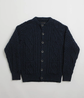 Cozy Choice Howlin' Mothership Connection Cardigan - Navy