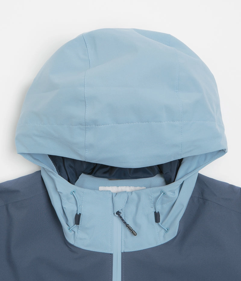 Columbia Boulder Falls Jacket - Ripple Blue / Dark Mountain / Collegiate Navy Adventure Day Look Durable Water Repellent Finish