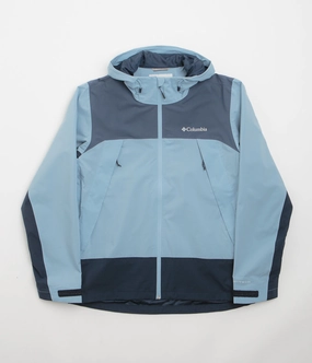 Columbia Boulder Falls Jacket - Ripple Blue / Dark Mountain / Collegiate Navy Unisex Casual Fit ErgonomicCut