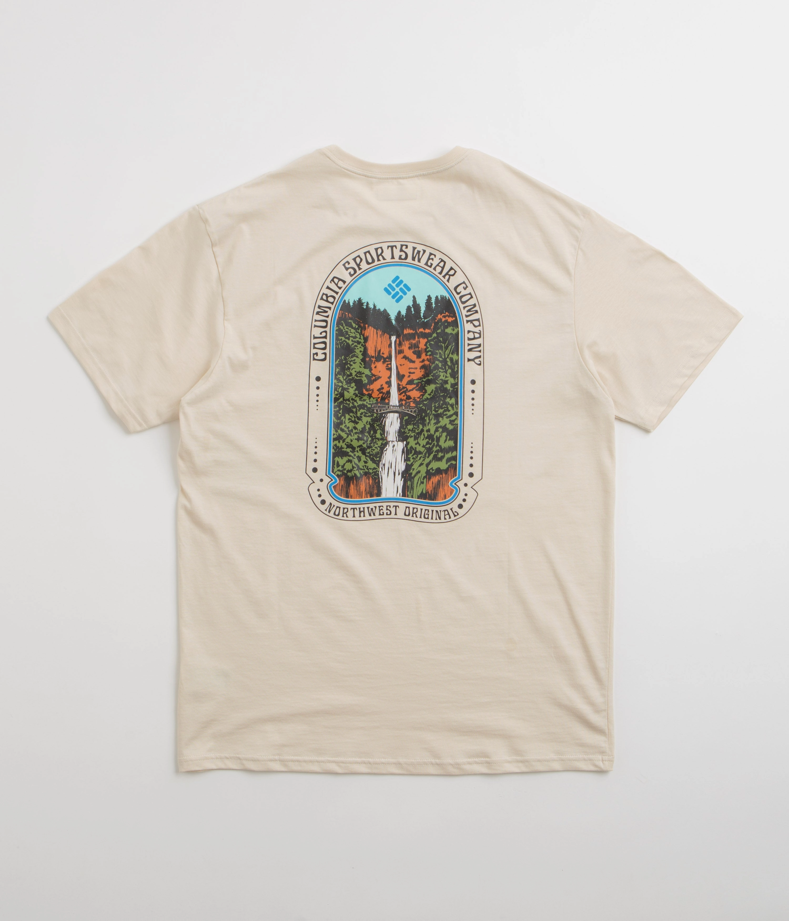 Non Toxic Printing Unisex Columbia Cavalry Trail T-Shirt - Chalk