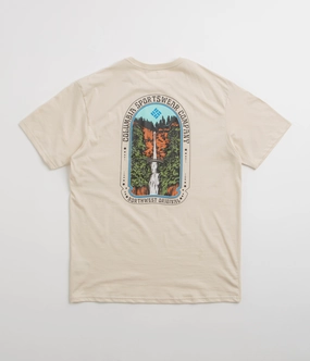 Non Toxic Printing Unisex Columbia Cavalry Trail T-Shirt - Chalk