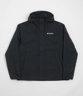 Columbia Challenger II Windbreaker Jacket - Black Detachable Components Airy Cloth