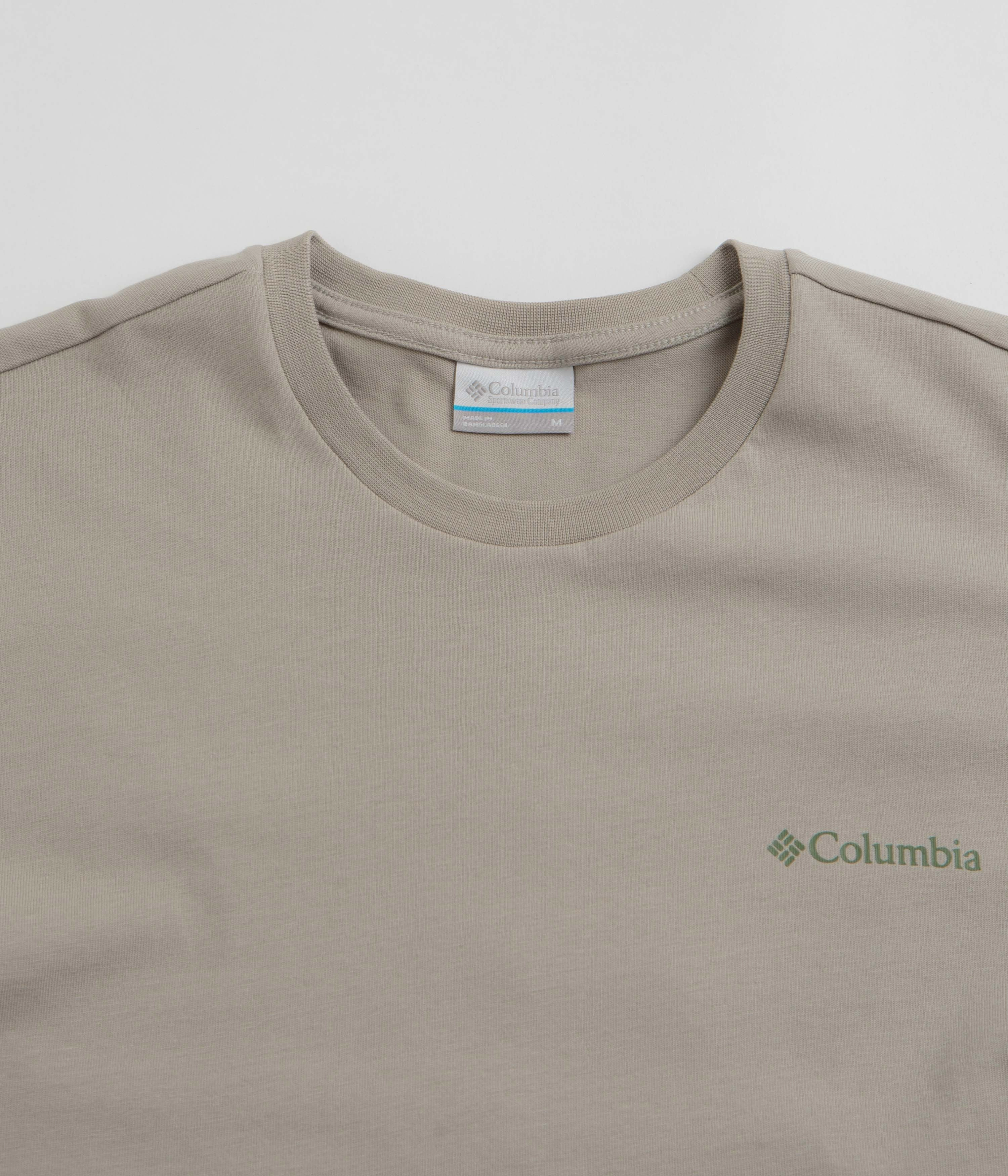 Relaxing Day Columbia Explorers Canyon Back T-Shirt - Flint Grey / Epicamp Graphic