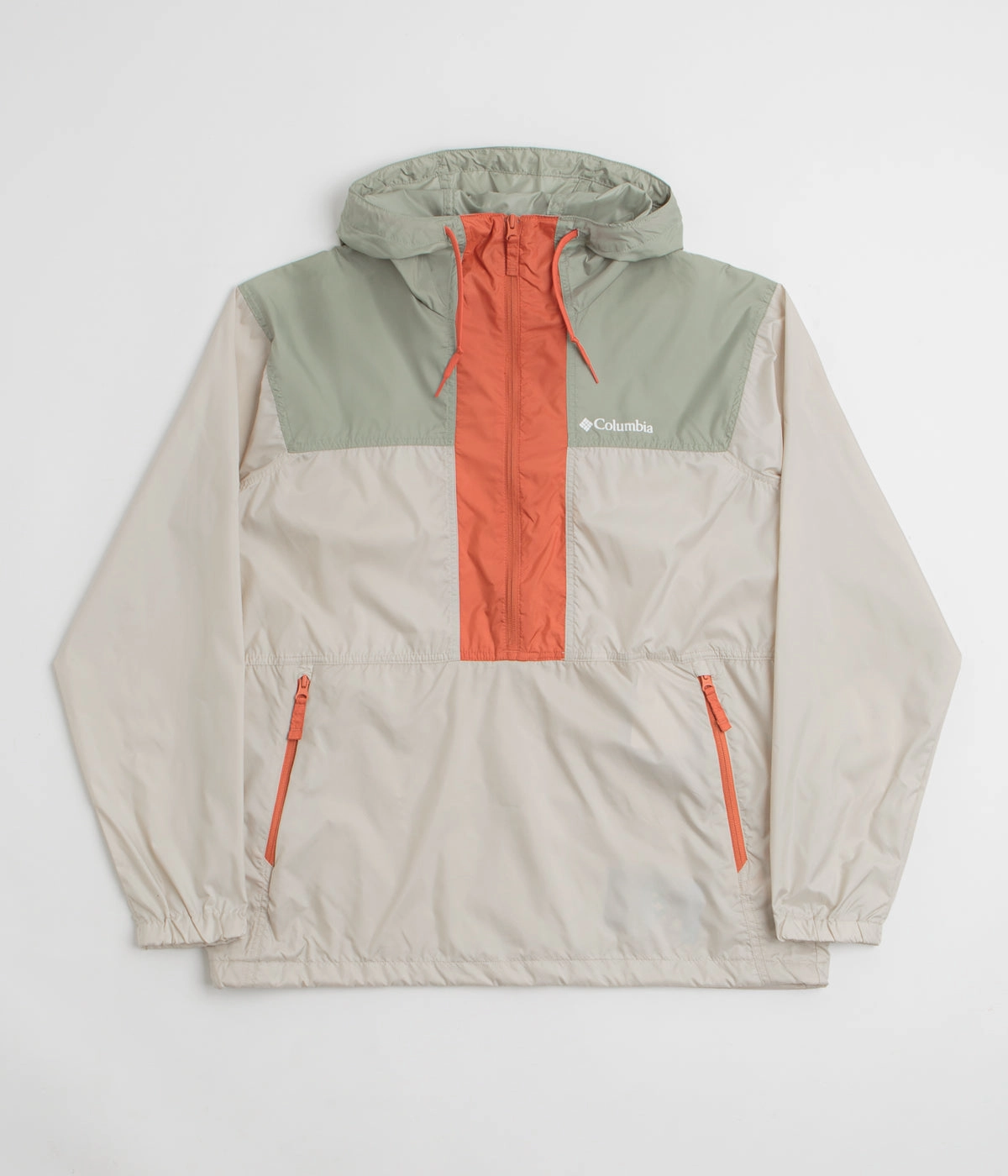 Columbia Flash Challenger II Anorak - Dark Stone / Safari / Tuscan Water Based Coating