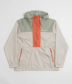 Columbia Flash Challenger II Anorak - Dark Stone / Safari / Tuscan Water Based Coating