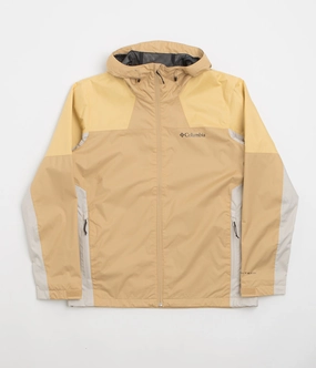 Seam Sealed Technology Crisp Clean Fit Columbia Inner Limits III Jacket - Canoe / Sand Dune / Dark Stone