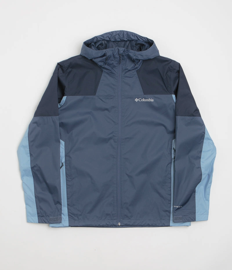 Lightweight Feel Columbia Inner Limits III Jacket - Dark Mountain / Collegiate Navy / Ripple