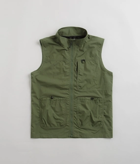 Recycled Polyester Blend Columbia Landroamer Cargo Vest - Canteen