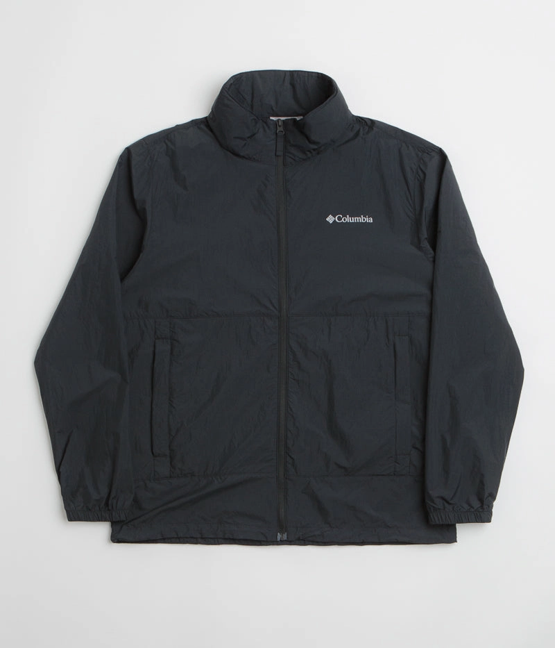 Pocket Placement Compact packaging Columbia Loop Basin Windbreaker Jacket - Black
