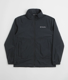 Pocket Placement Compact packaging Columbia Loop Basin Windbreaker Jacket - Black