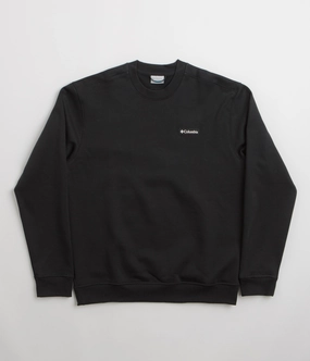 Essential Knit Essential Fashion Columbia Meridian Creek Crewneck Sweatshirt - Black