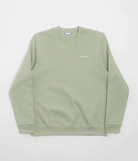 Columbia Meridian Creek Crewneck Sweatshirt - Safari Snuggle Fit Non Restrictive Armhole