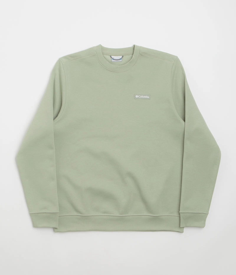 Columbia Meridian Creek Crewneck Sweatshirt - Safari Snuggle Fit Non Restrictive Armhole