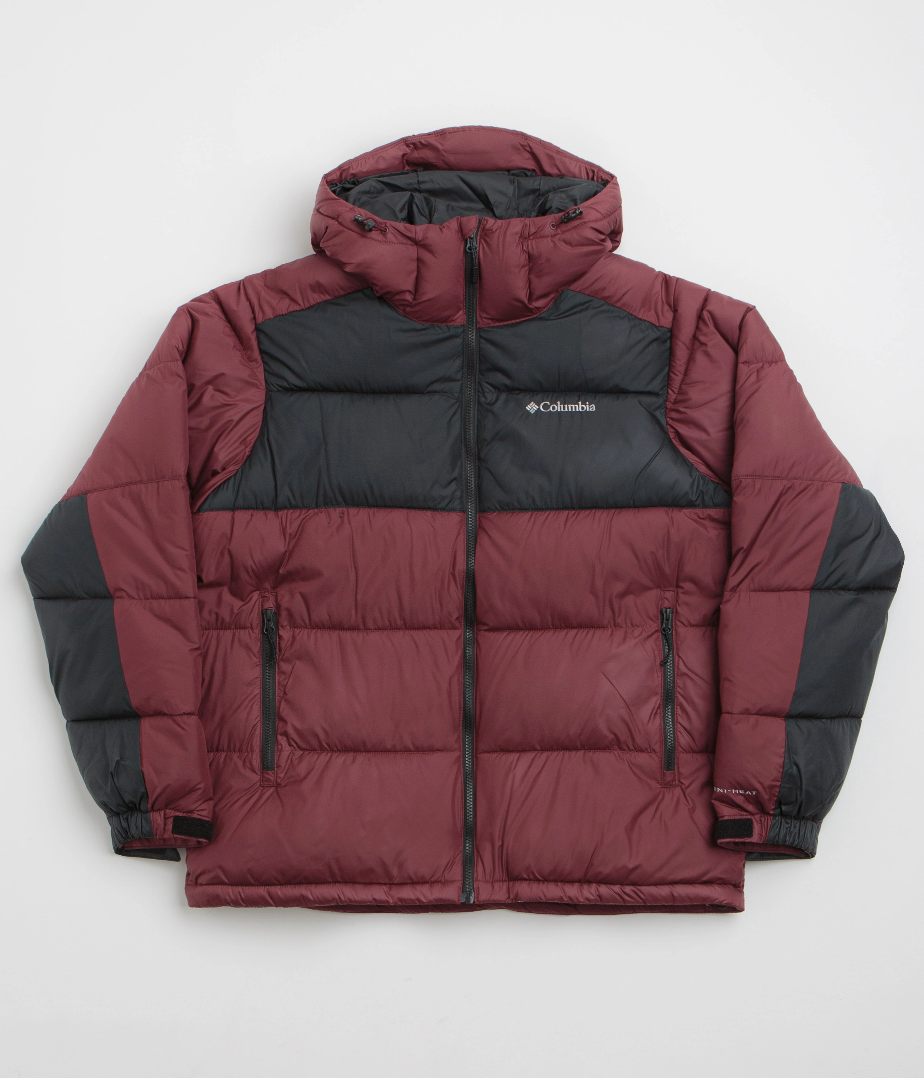 UV Protection Columbia Pike Lake II Hooded Jacket - Rich Wine / Black