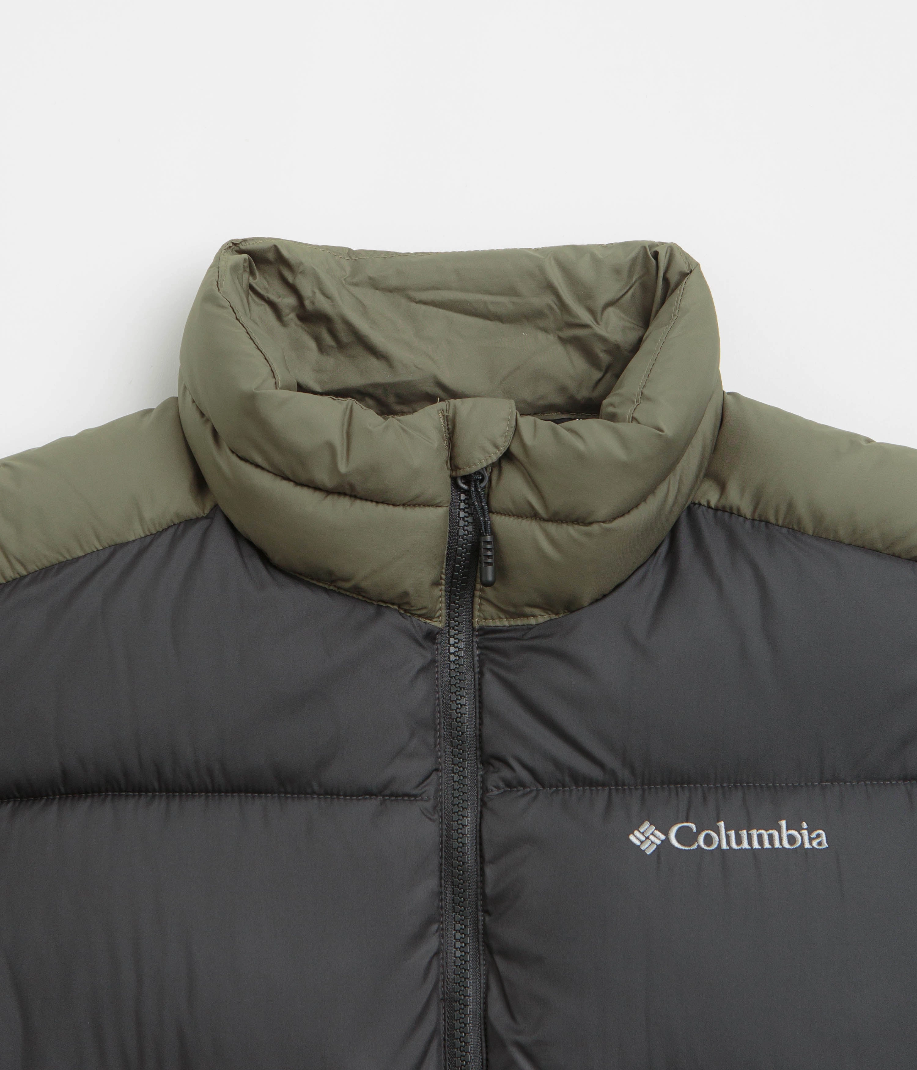 Columbia Pike Lake II Jacket - Stone Green / Shark All Day Wear RibbedTrims