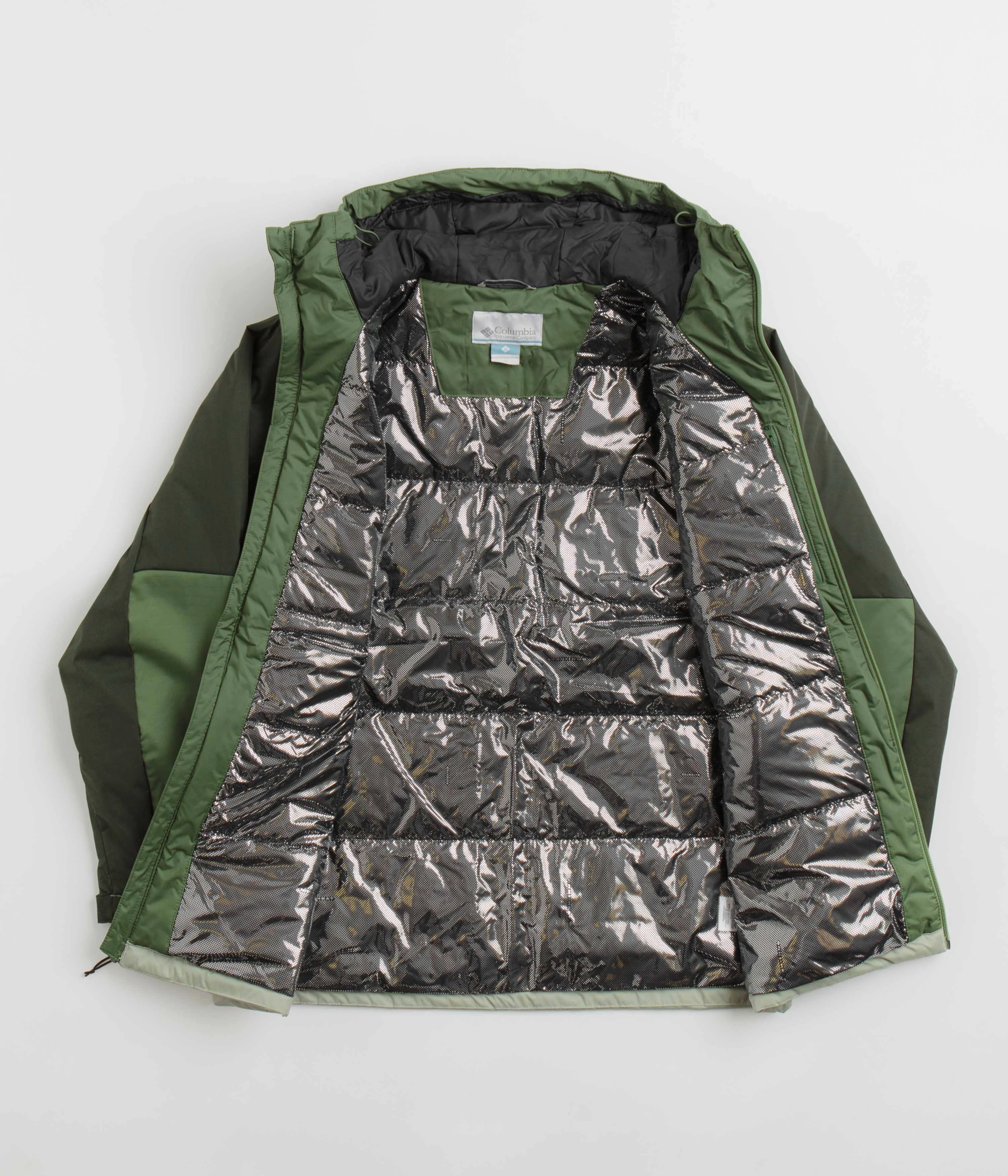 Columbia Point Park II Insulated Jacket - Canteen / Greenscape / Safari Wind Resistant Coating Street Fashion