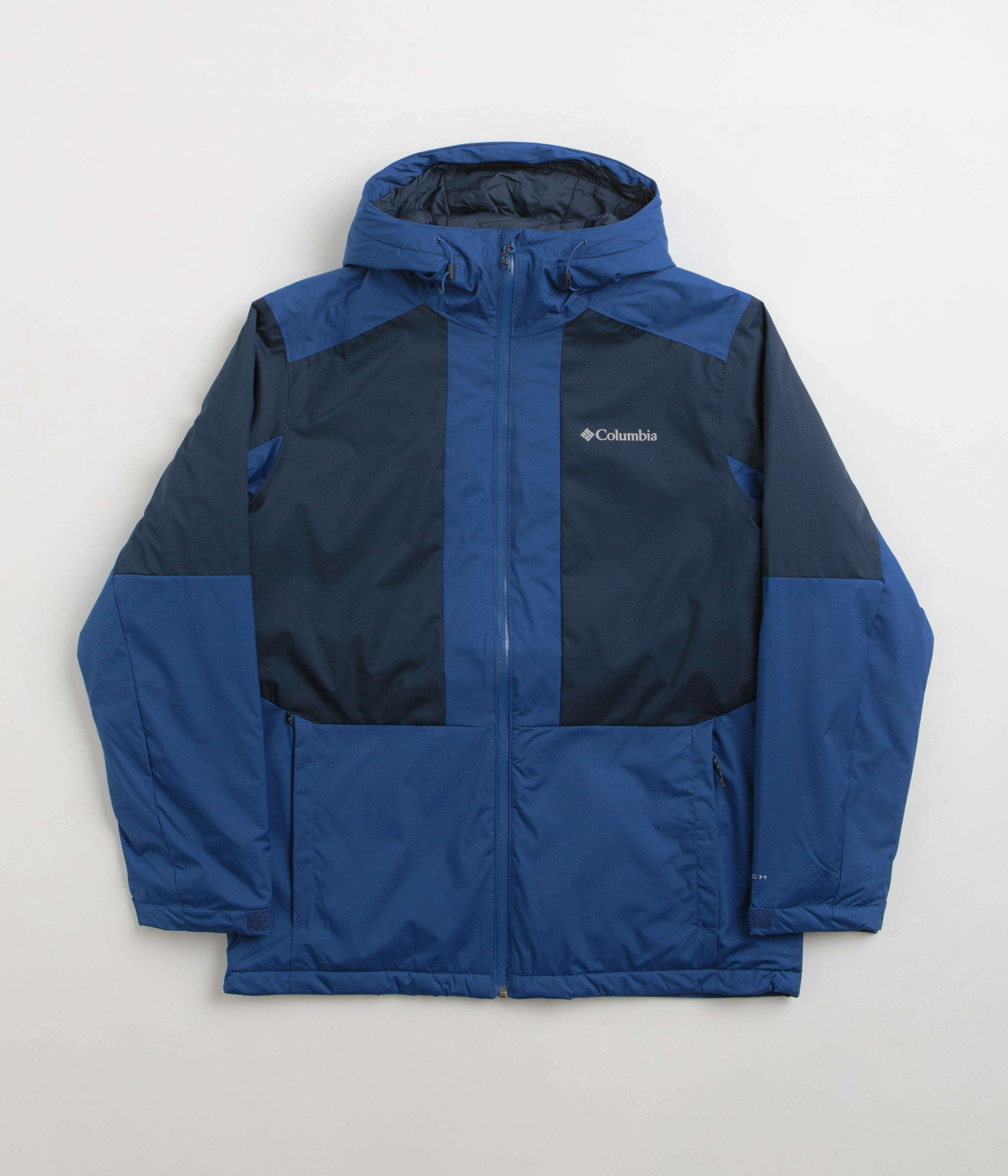 Columbia Point Park II Insulated Jacket - Mountain Blue / Collegiate Navy Flexible Shoulder Panels