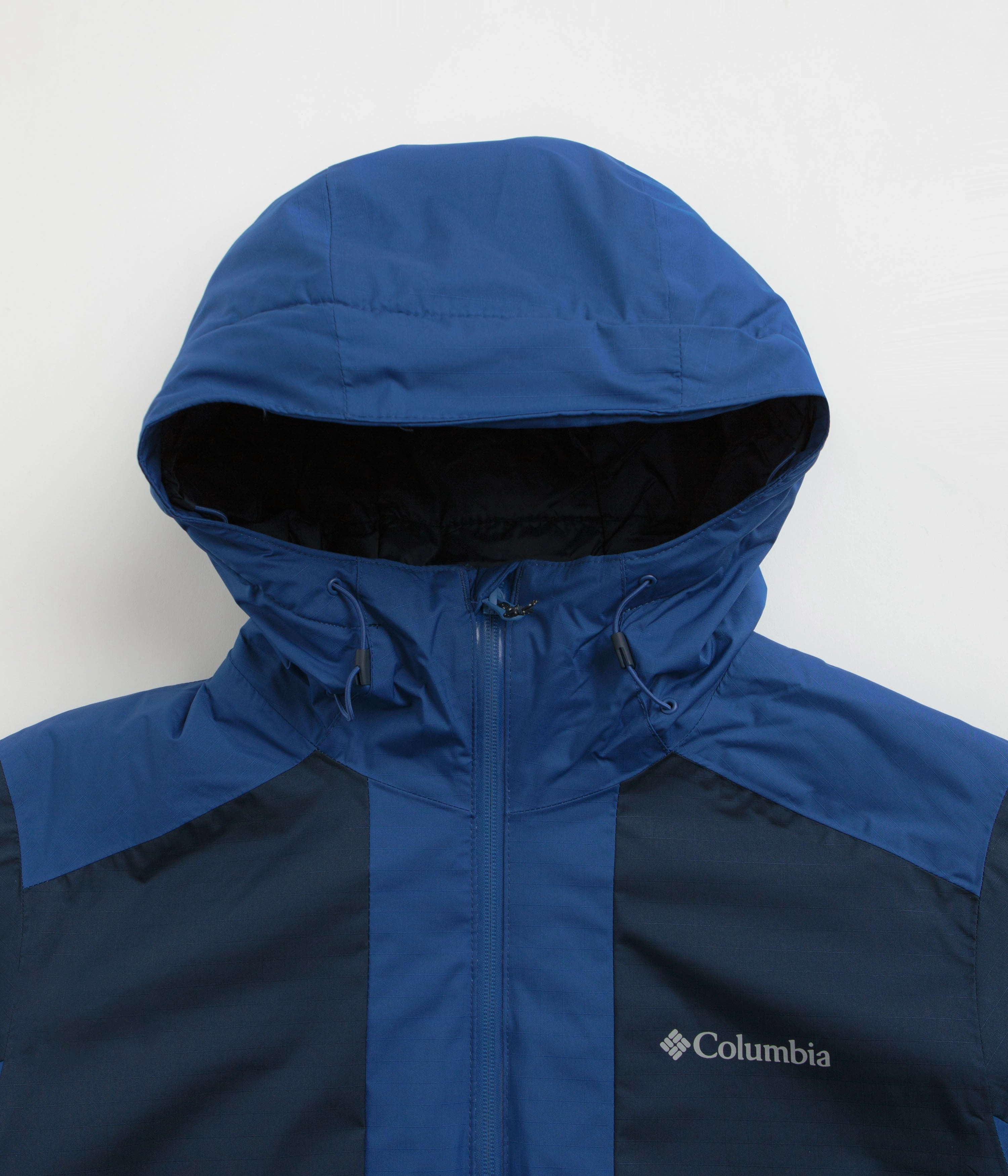 Weatherproof Construction Versatile Layering Weight Columbia Point Park II Insulated Jacket - Mountain Blue / Collegiate Navy