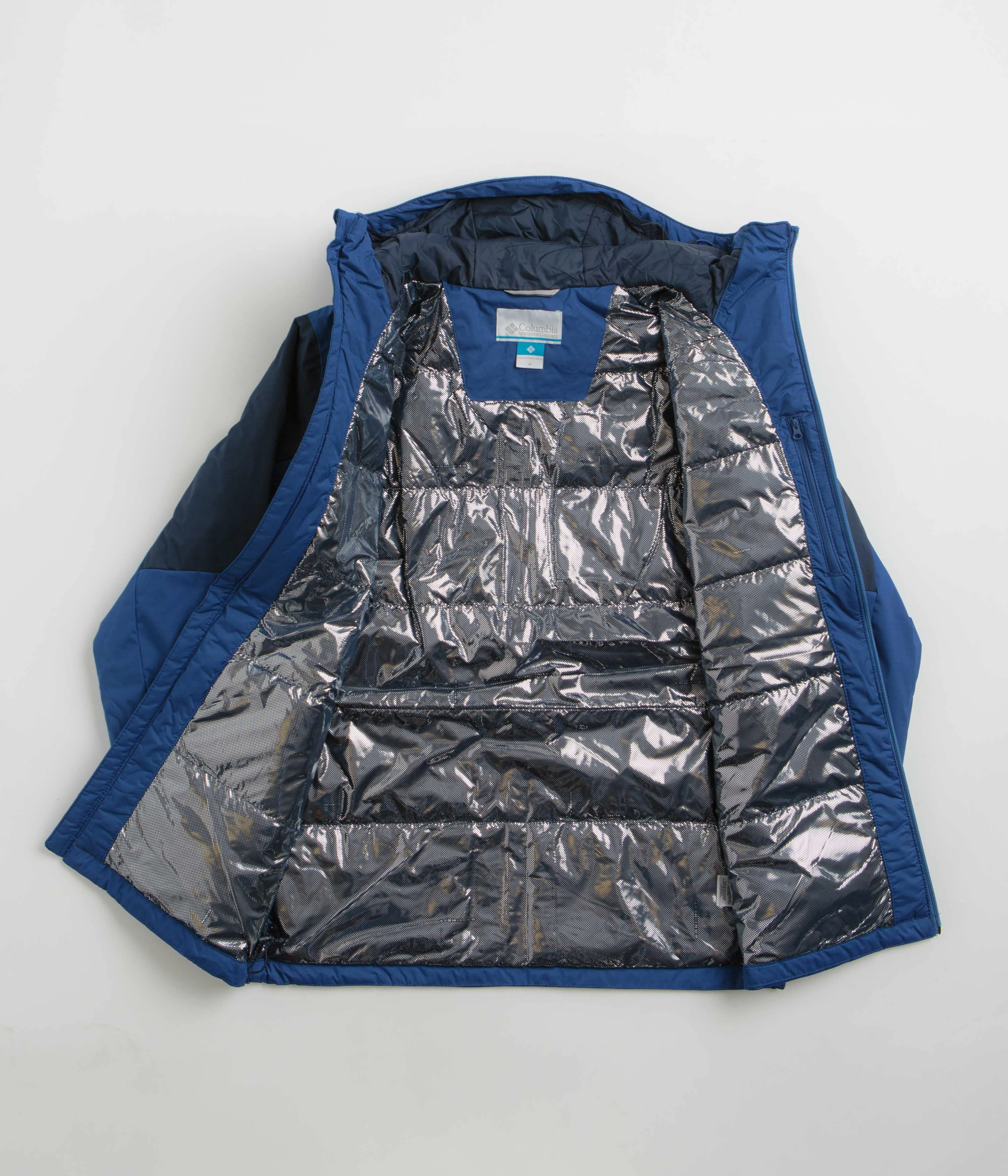 Columbia Point Park II Insulated Jacket - Mountain Blue / Collegiate Navy Reflective Trim Eco Friendly Construction