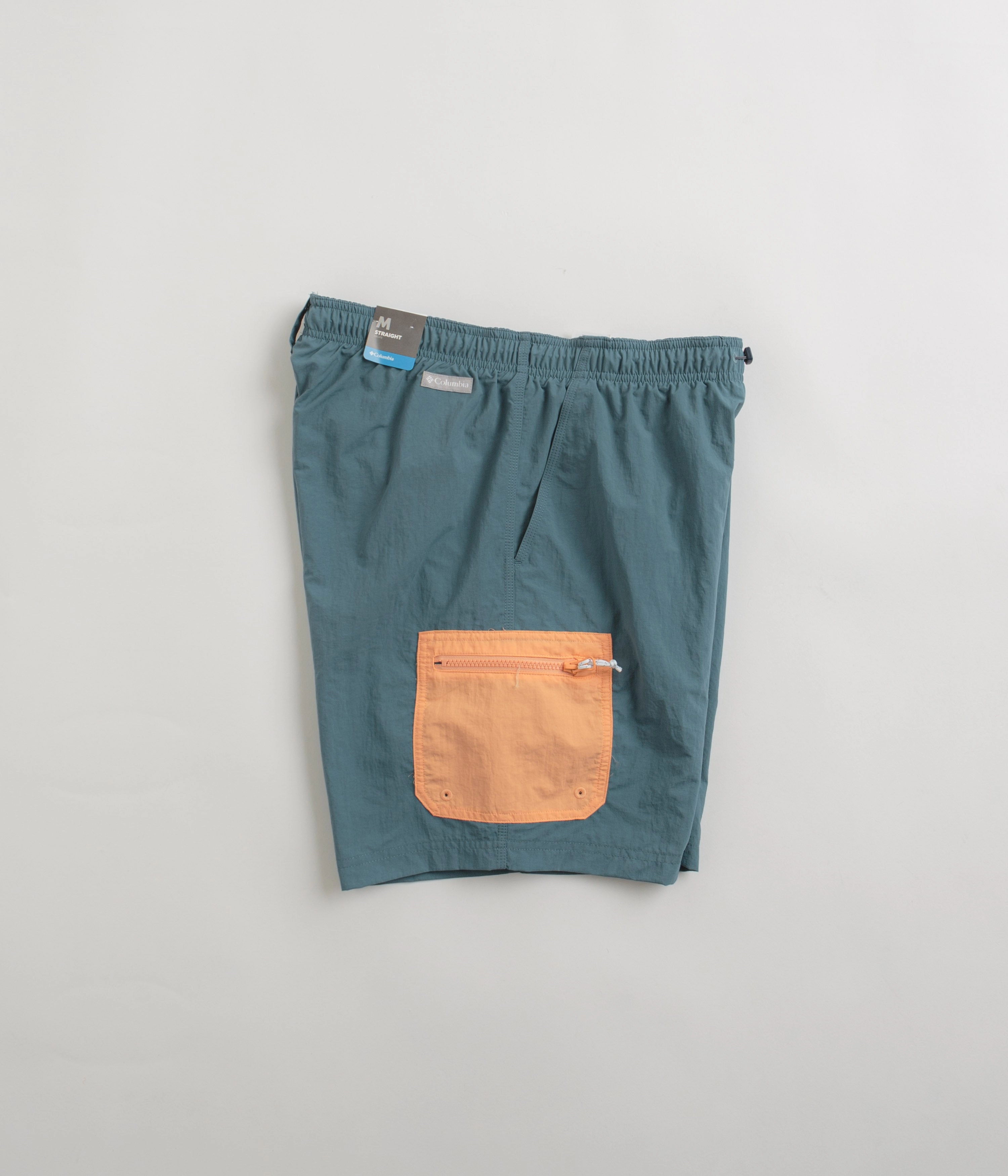 Columbia Summerdry Brief 7" Shorts - Cloudburst / Apricot Fizz Relaxed Look