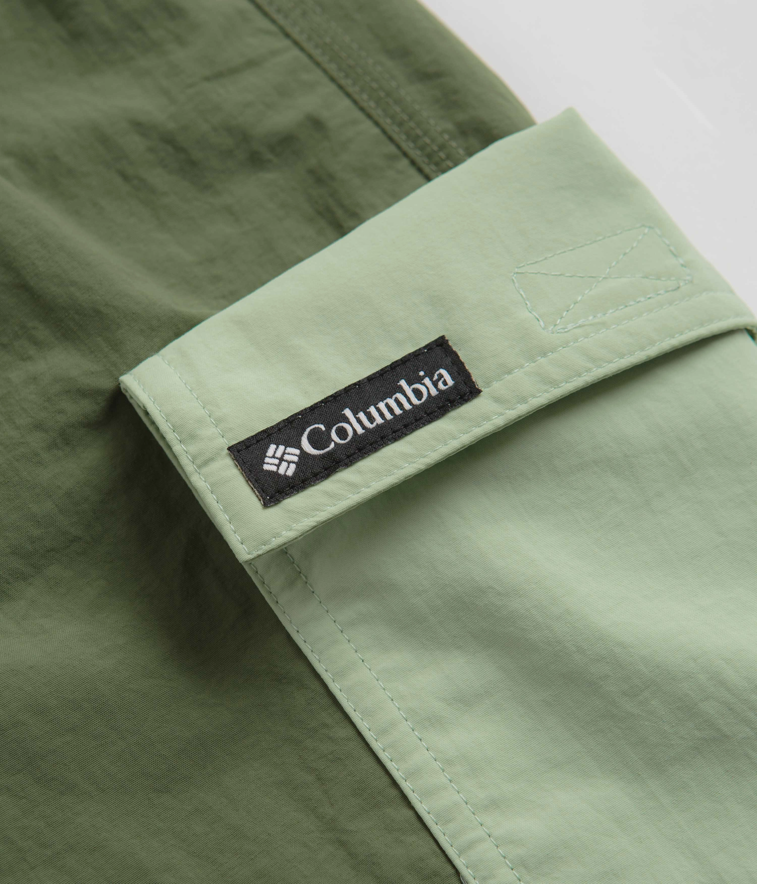 Playful Prints Columbia Summerdry Brief 9" Shorts - Canteen / Sage Leaf