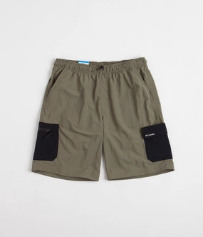 Freedom Fit GussetDesign Columbia Summerdry Brief 9" Shorts - Stone Green