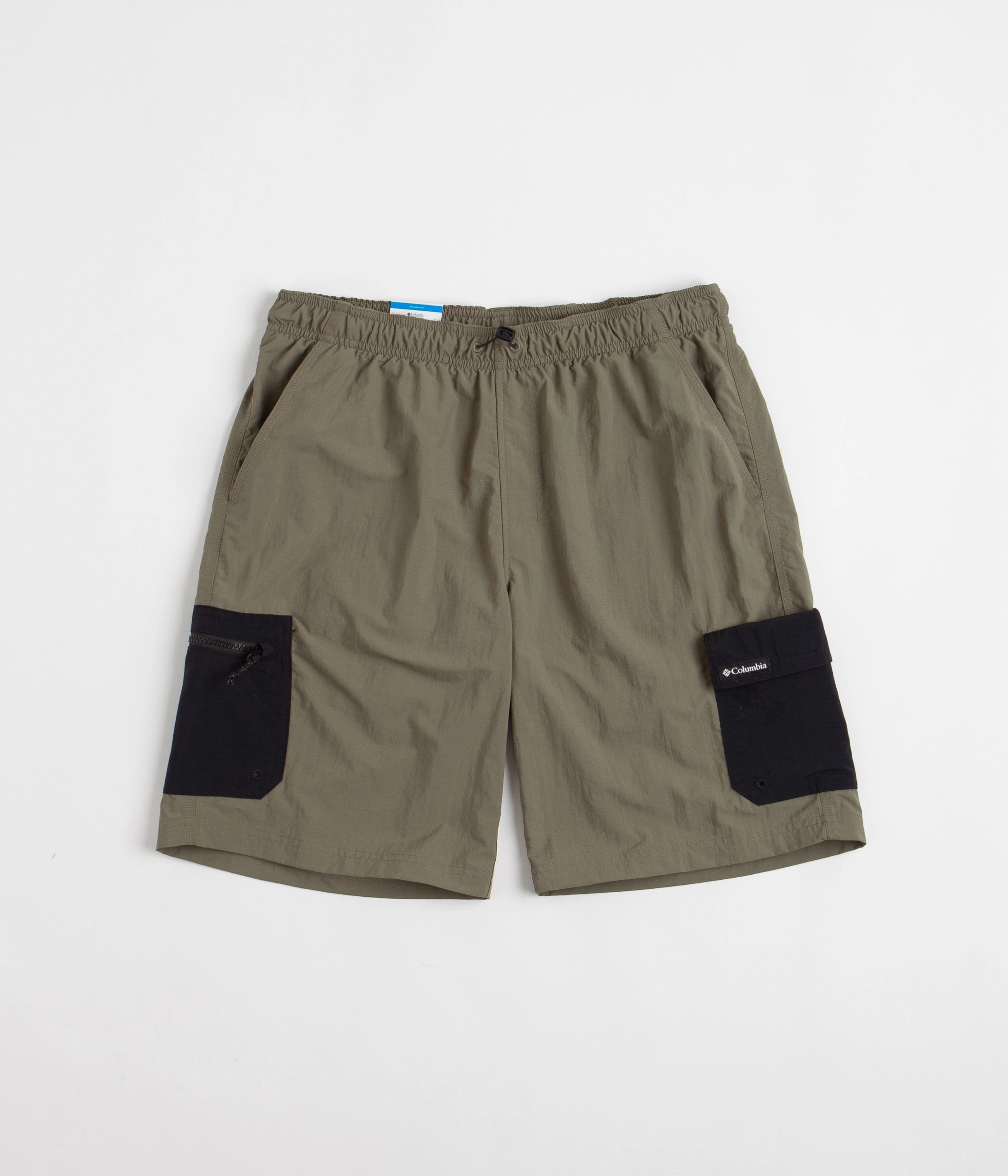 Freedom Fit GussetDesign Columbia Summerdry Brief 9" Shorts - Stone Green