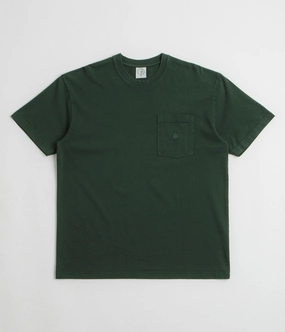Polar Pocket T-Shirt - Dark Green Minimal Comfort Style