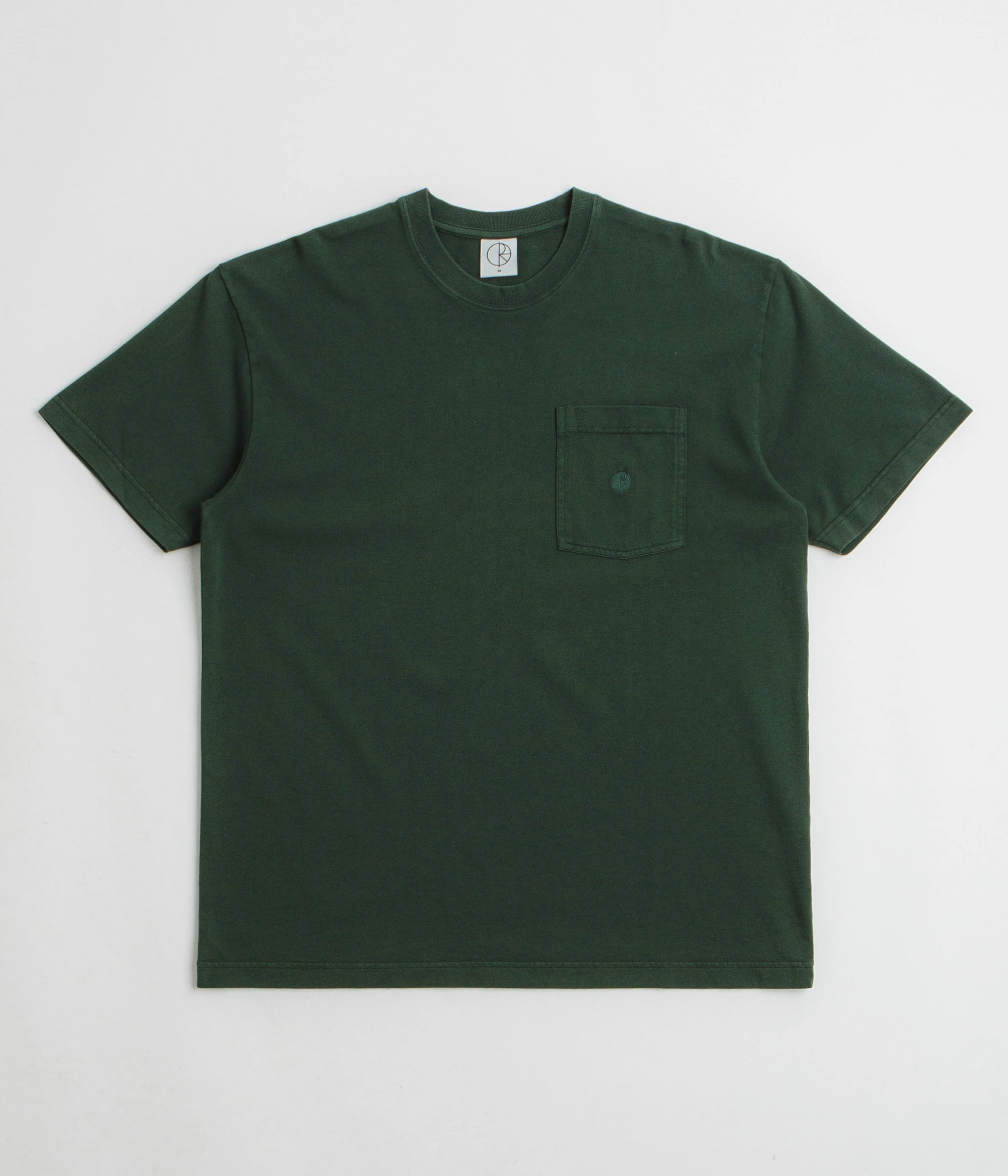 Eco Friendly Dye Polar Pocket T-Shirt - Dark Green