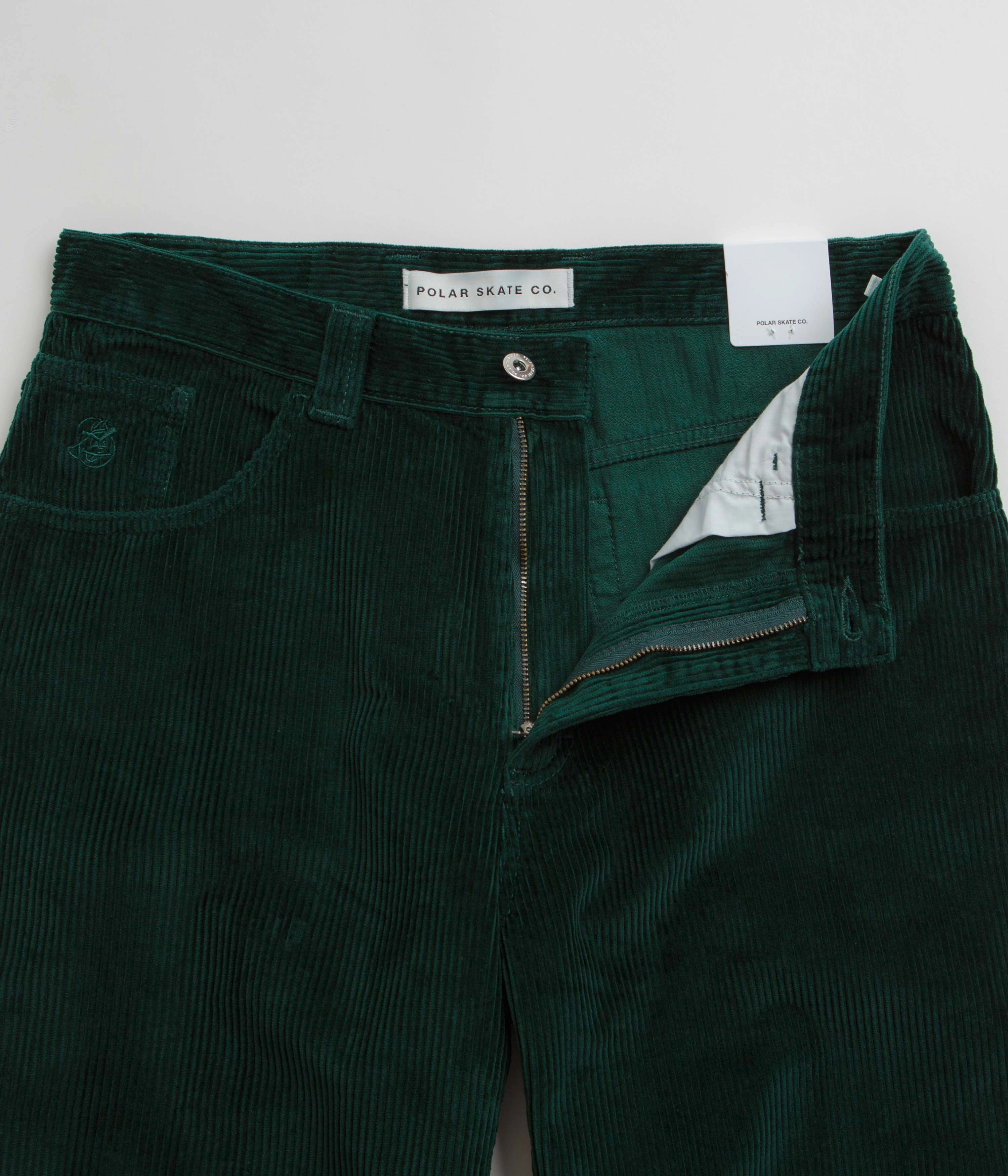 MoistureControlLiner Polar 93 Cord Trousers - Dark Emerald
