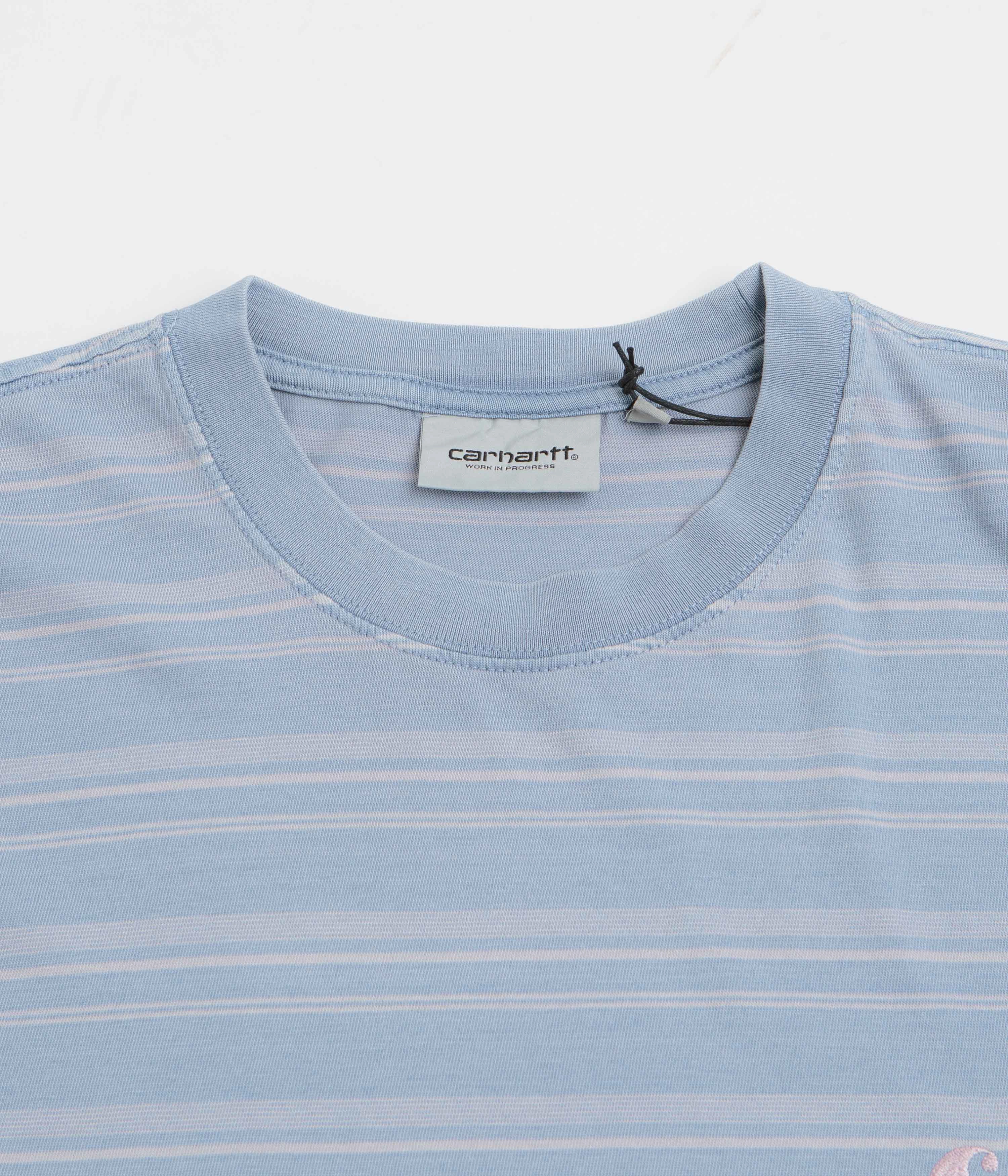 Formal Occasion Carhartt Brodine T-Shirt - Brodine Stripe / Sorrent