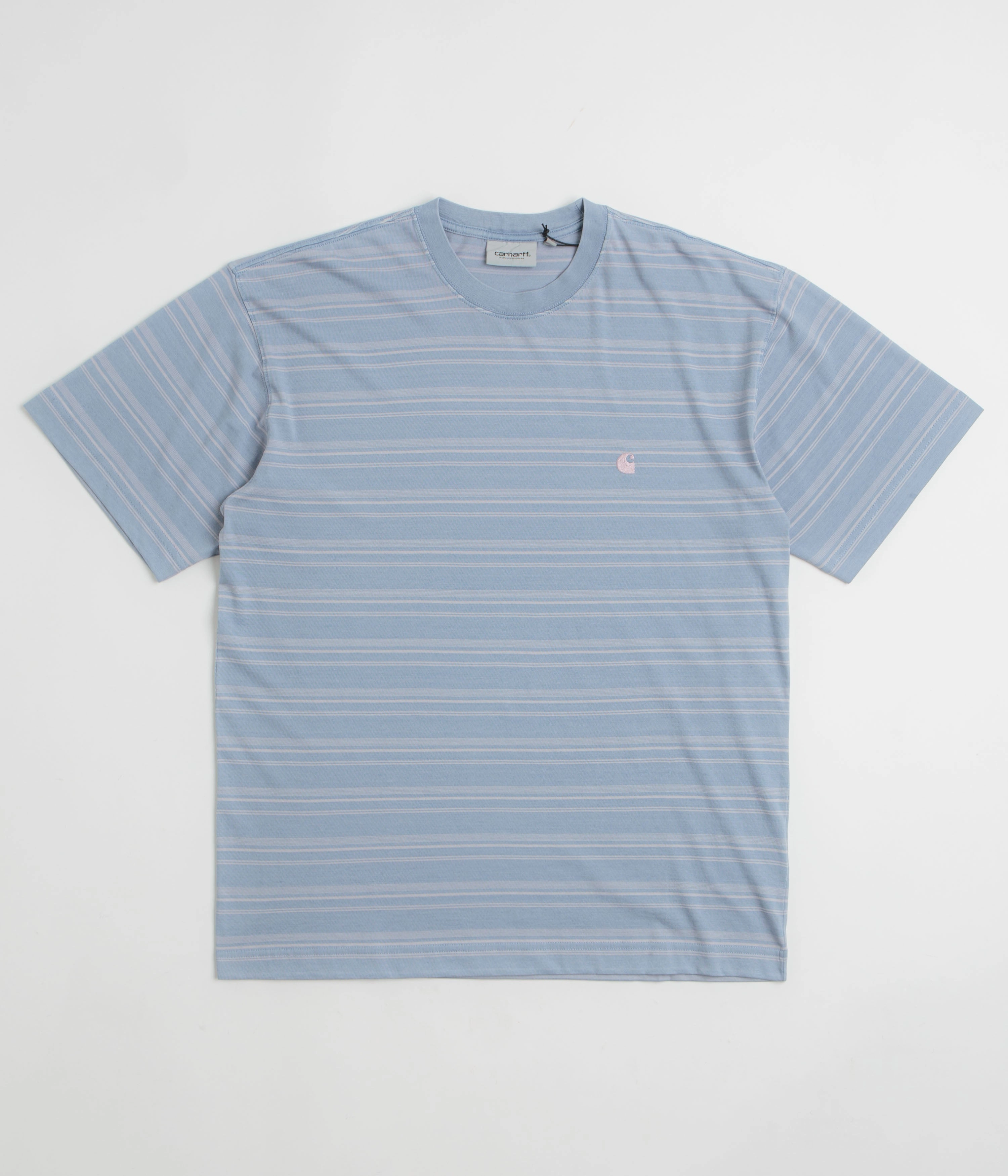 Carhartt Brodine T-Shirt - Brodine Stripe / Sorrent Fashion Layer Regular fit normality