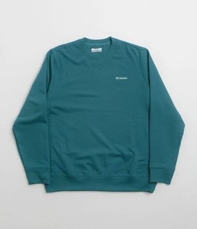 Columbia Marble Canyon Crewneck Sweatshirt - River Blue Classic Look Warm Winter Wear