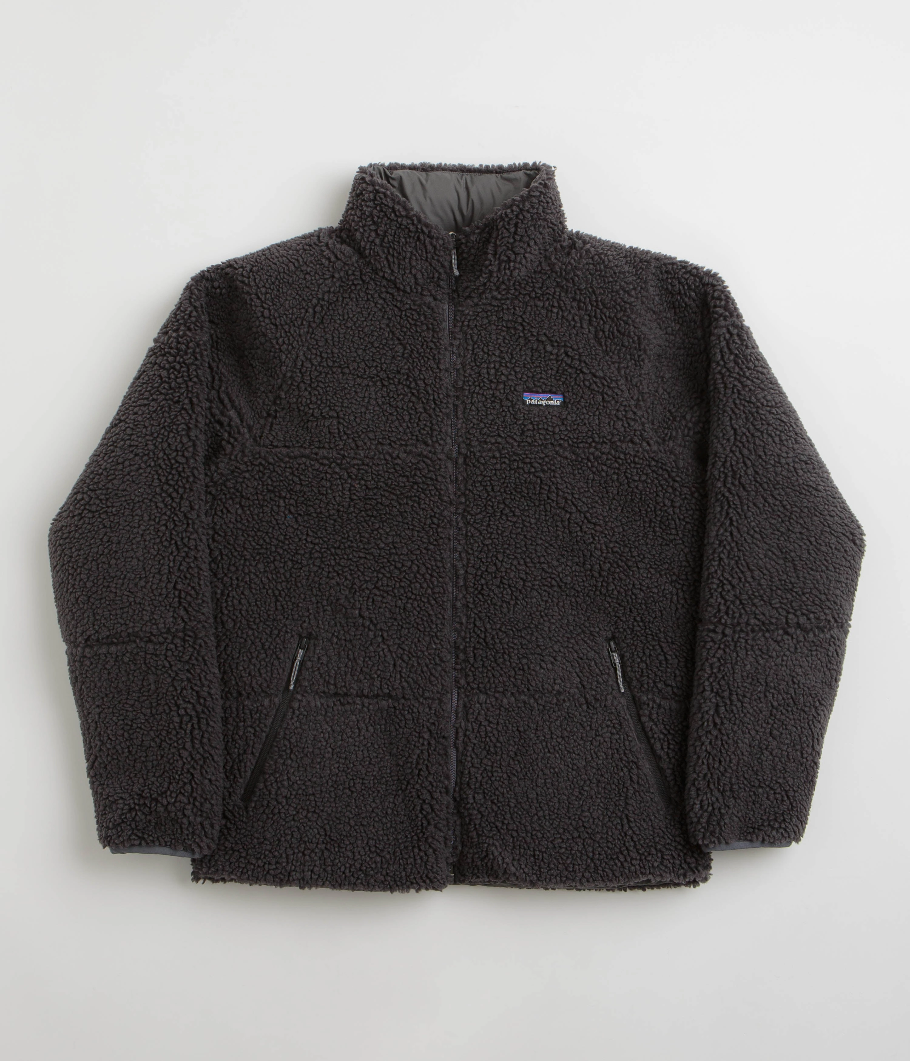 Travel Layer Patagonia Reversible Silent Down Jacket - Forge Grey