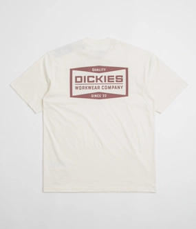 Dickies Bolivar T-Shirt - Egret Travel Wear Indoor Comfort
