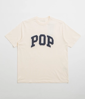 Pop Trading Company Arch T-Shirt - Off White Chic and Cozy Wear Everyday Fit