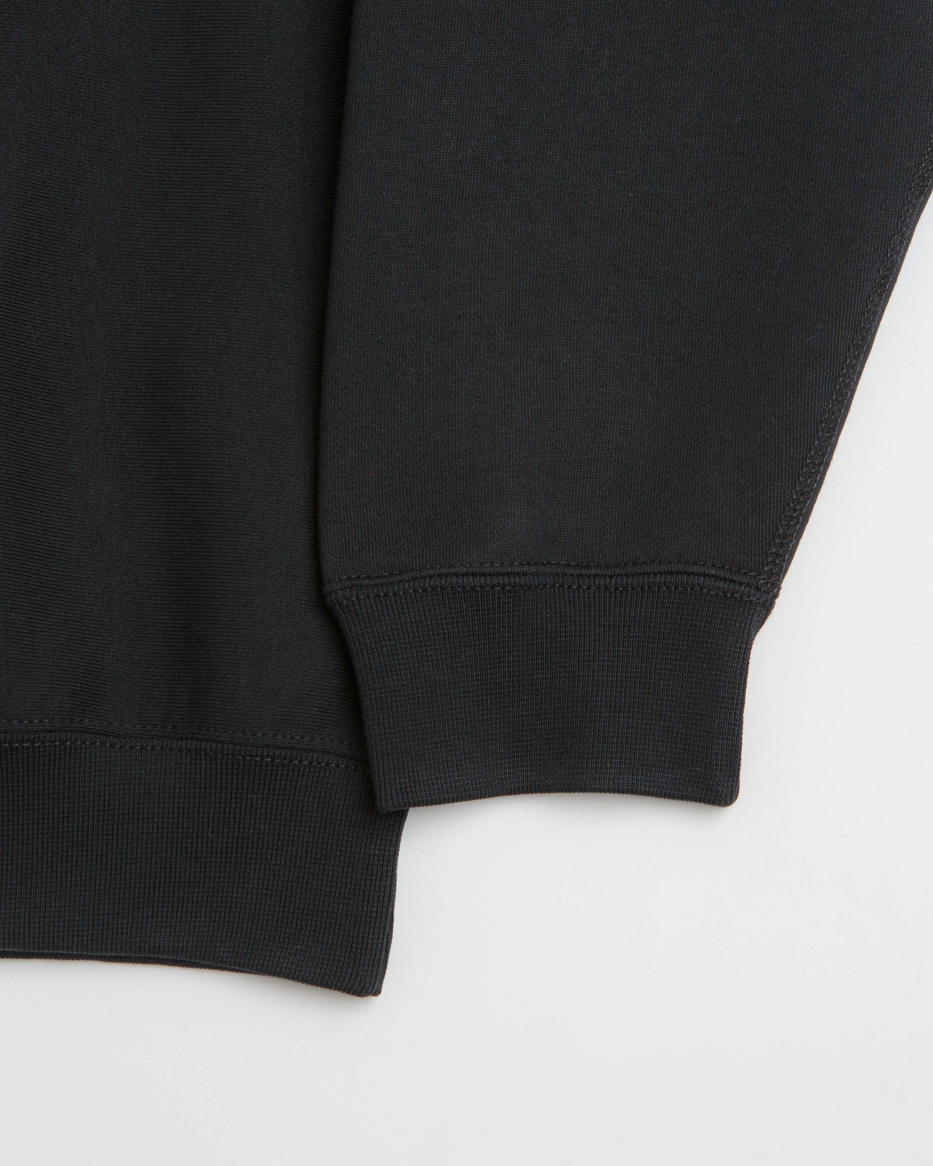 Recycled Material Blend Nike Solo Swoosh Crewneck Sweatshirt - Black / White / White