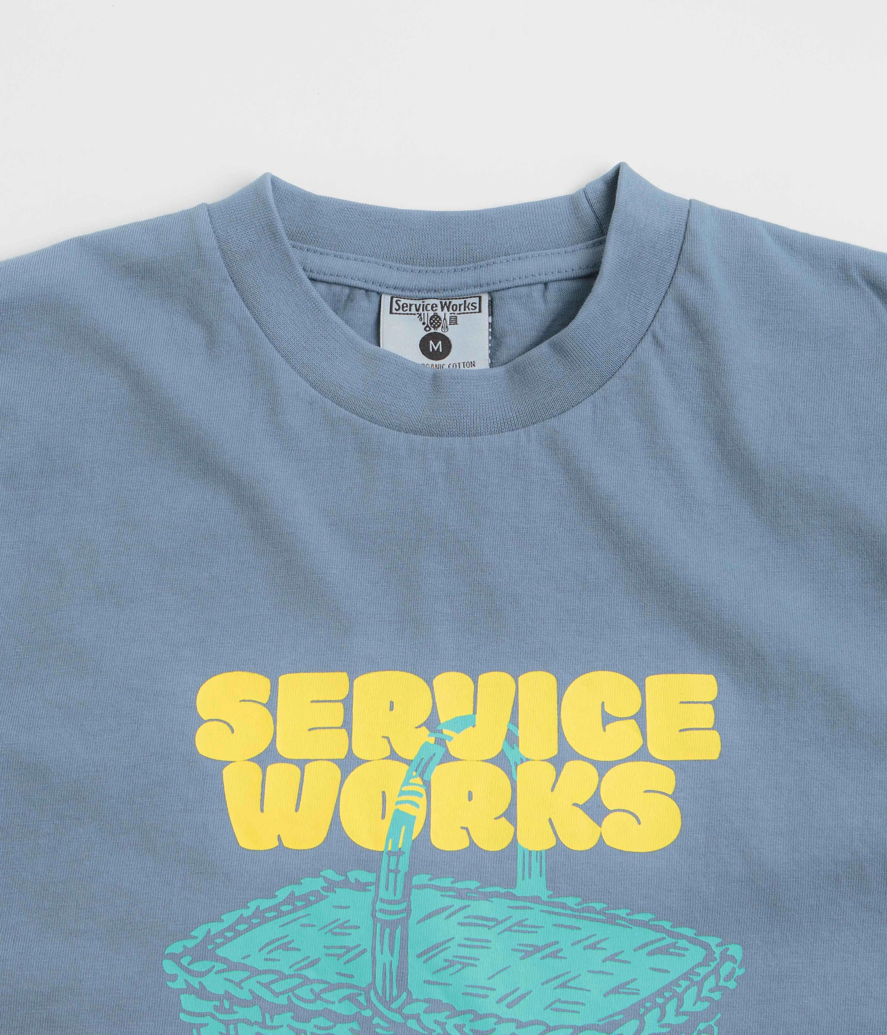 Service Works En Plein Air T-Shirt - Slate Comfy Comfort
